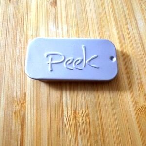 Peek Lipgloss "Natural Lip Color" in Shade Puddle, Metal Slide-open, Size 3.8g